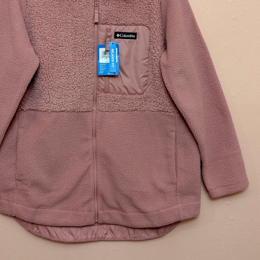 Columbia Lodge Sherpa Full Zip Fleece Jacket - Picture 6 of 8